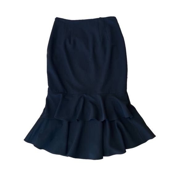 SCRIPTED RUFFLED SKIRT SZ SMALL - Picture 2 of 8